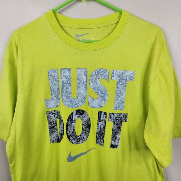 Nike Swim Mens Regular Fit Short Sleeve Just Do It Crewneck Tee Large - Picture 2 of 7